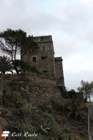 La Torre Aurora del Castello dei Fieschi di Monterosso, Cinque Terre, Liguria